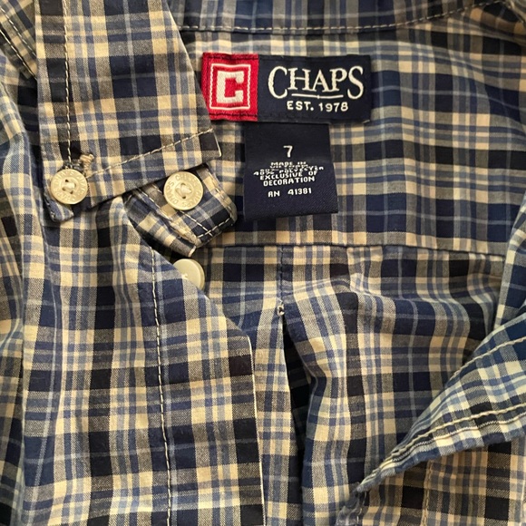 Boys plaid button up shirt - Picture 2 of 3
